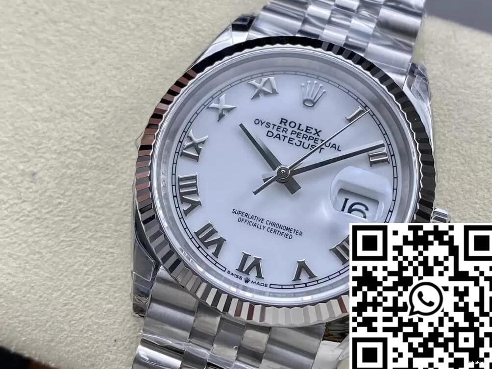 Dial 36MM Datejust VS White M126234-0025 Factory Rolex 0129